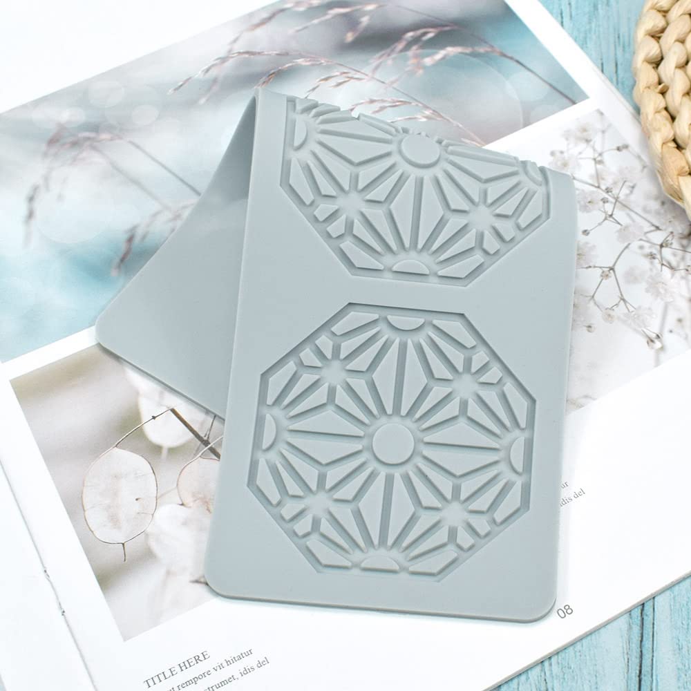 3D Hollow Leaf Fondant Lace Mold - Multi Leaves Flower Silicone Cake Decorating Molds for Chocolate, Sugar Candy & Cupcake Baking (9.6x3.4x0.12 Inch) - Perfect for Wedding Cakes, Birthday Desserts & DIY Candy Making