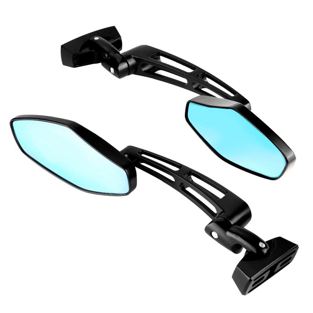 2Pcs Motorcycle Racing Rearview Side Mirrors - Universal Fit for Suzuki & Other Bikes | Durable Adjustable Safety Mirrors for Street & Off-Road Riding