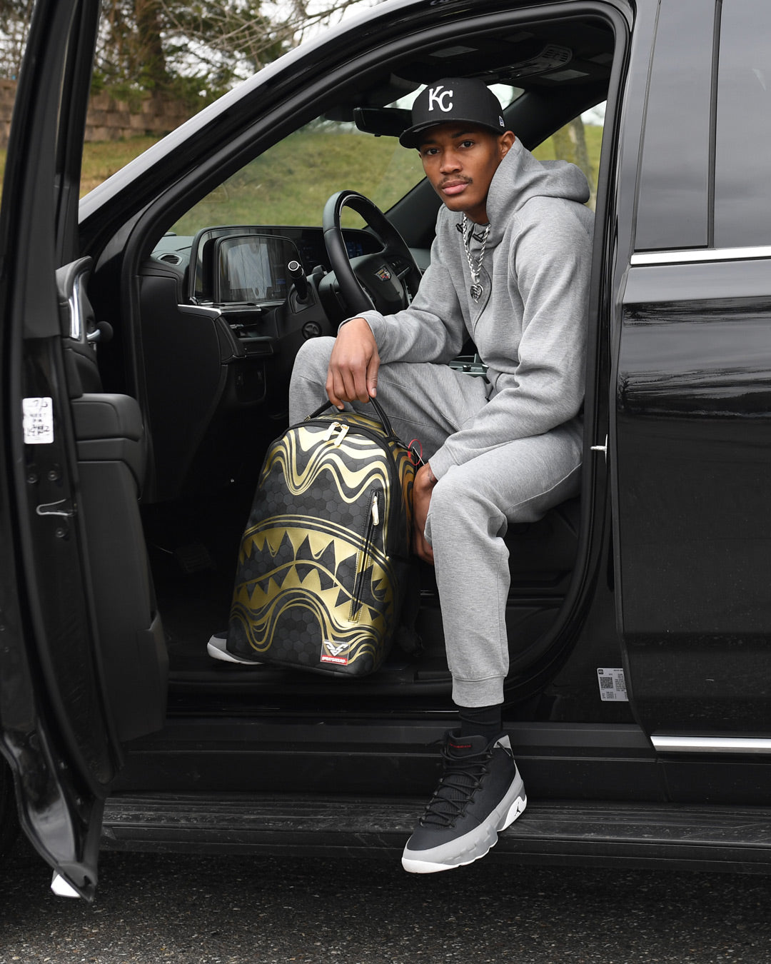 HONEYCOMB DEVONTA SMITH COLLABORATION BACKPACK - Lightweight Durable College Bookbag for Students, Travel & Sports - Perfect for School, Gym & Everyday Use