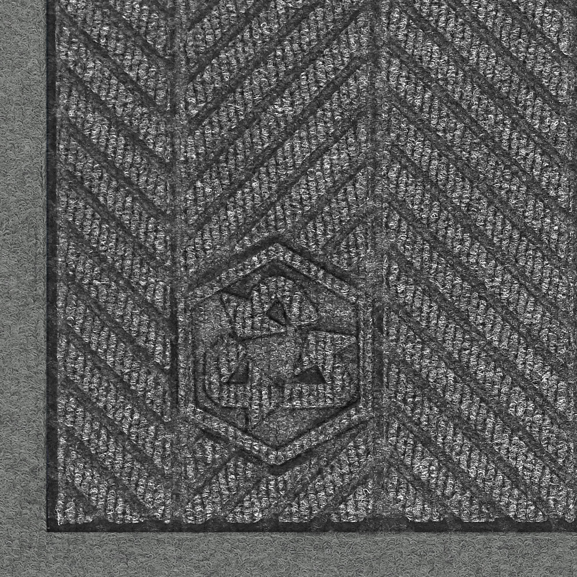 M+A Matting 2241 Waterhog Eco Elite Fashion PET Polyester Fiber Indoor/Outdoor Floor Mat with SBR Rubber Backing - 6'x6' Size, 3/8