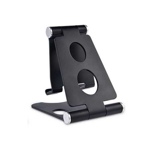 Bakeey Adjustable Aluminum Alloy Phone Stand - Anti-Slip Desktop Holder for iPhone, Samsung, iPad - Perfect for Work, Study & Video Calls
