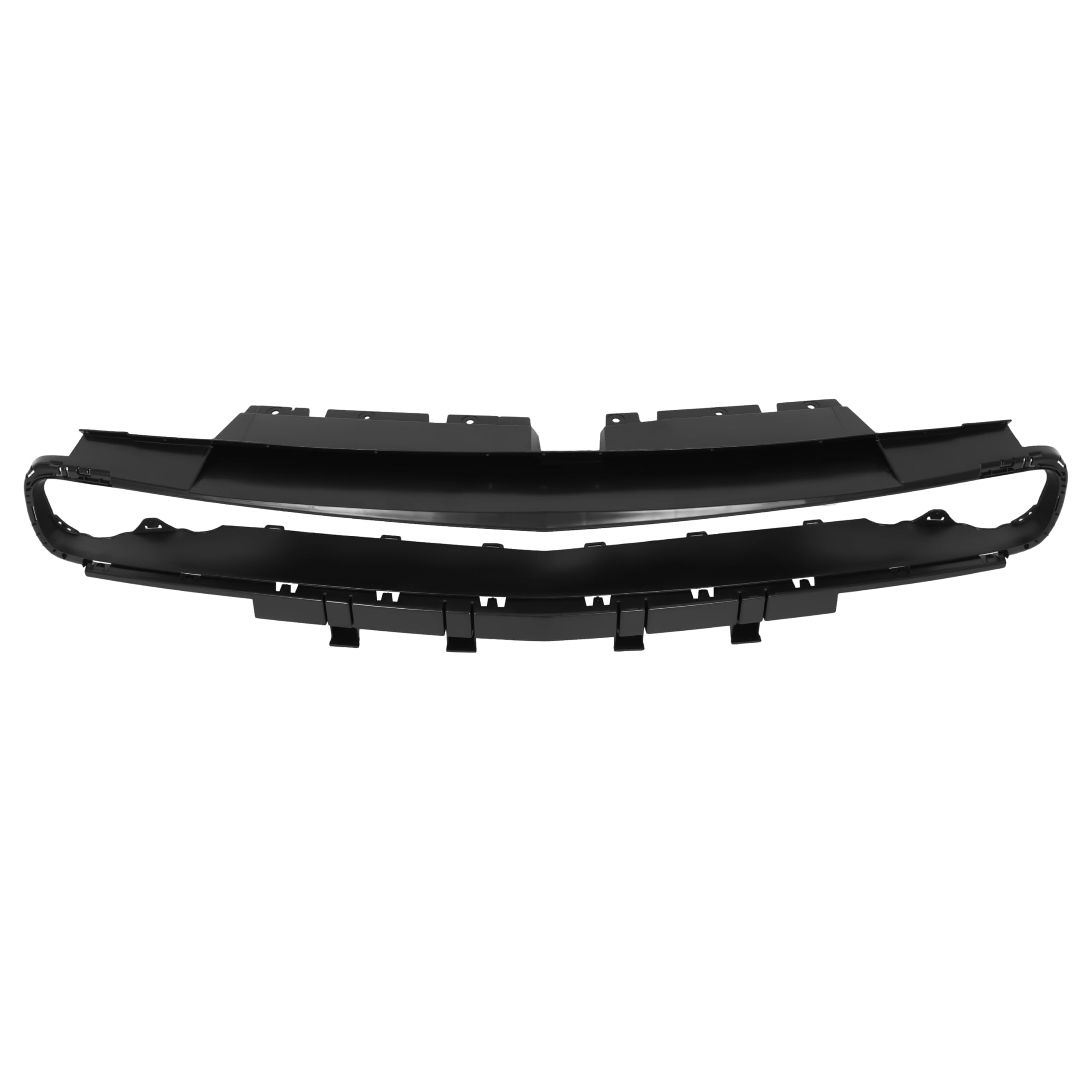HECASA Front Grille Reinforcement Compatible with 2015-2023 Dodge Challenger 68258750AC CH1223103 - ABS Plastic Bumper Grill Support - Black - Perfect for Car Restoration & Performance Upgrades