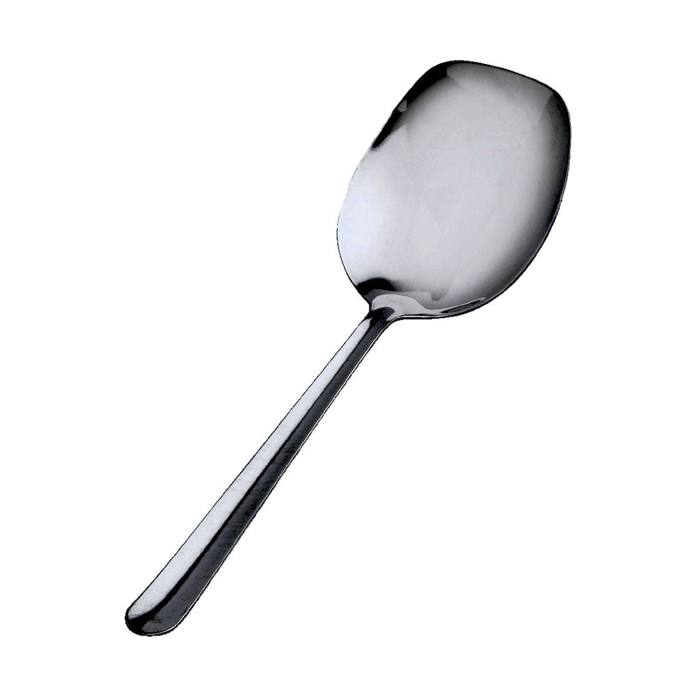 Browne 817 Square Bowl Serving Spoon - 8.5 Inch Stainless Steel Kitchen Utensil for Salad, Pasta, and Dessert Serving - Perfect for Dinner Parties, BBQs, and Family Gatherings