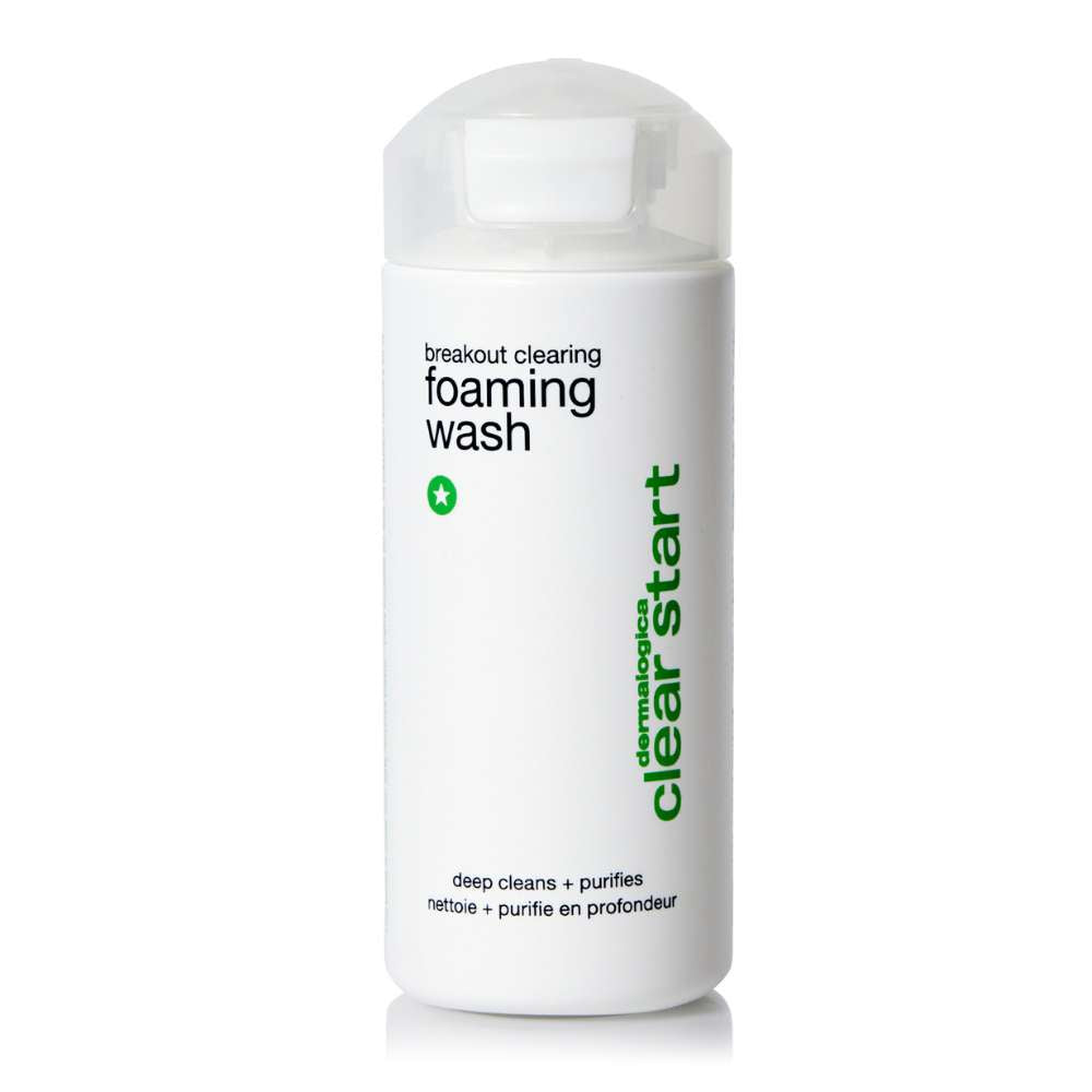 Breakout Clearing Foaming Wash - Acne Treatment Face Cleanser for Oily & Sensitive Skin | Daily Deep Pore Cleansing for Clear & Healthy Skin | Perfect for Morning & Night Skincare Routine