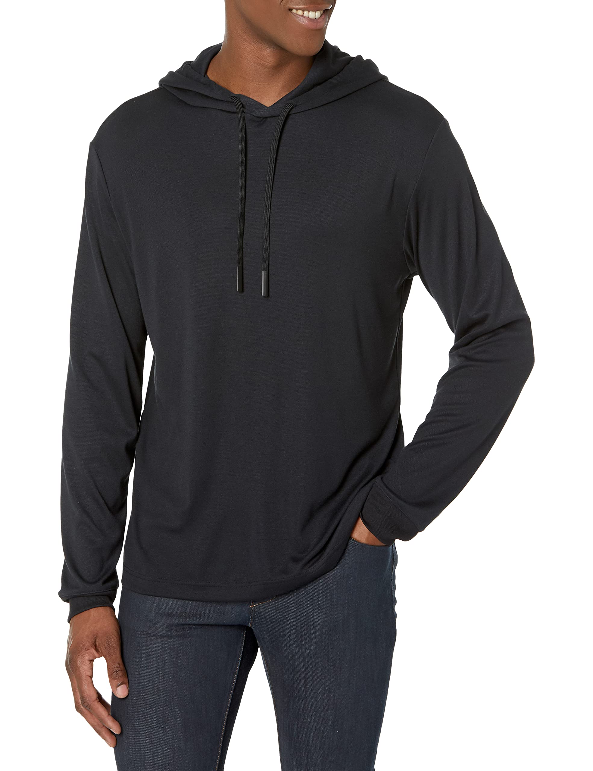 Theory Men's Traer Hoodie in Anemone Milano - Premium Cotton Pullover for Casual Wear, Street Style & Layering