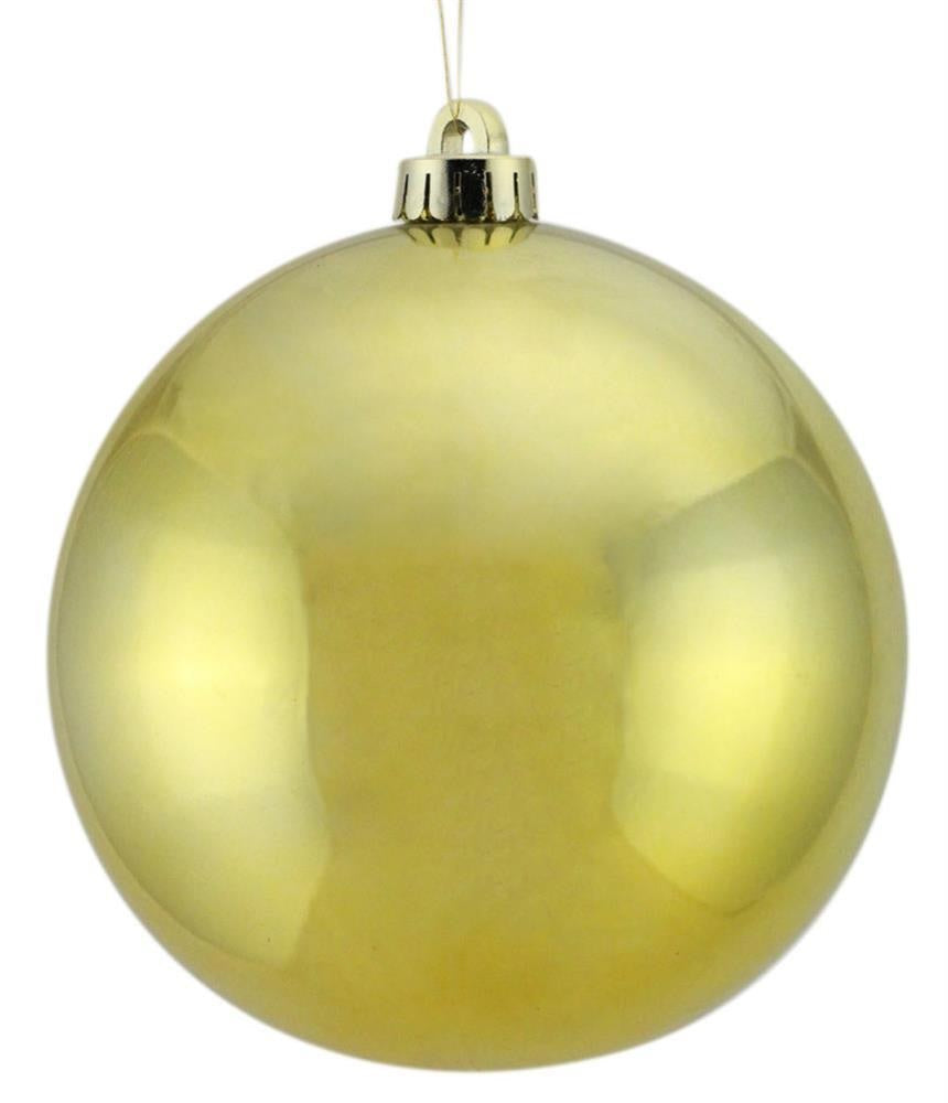 200MM Shiny Gold Ball Ornament - Premium Christmas Tree Decorations for Holiday Party, Wedding, Home & Office Decoration