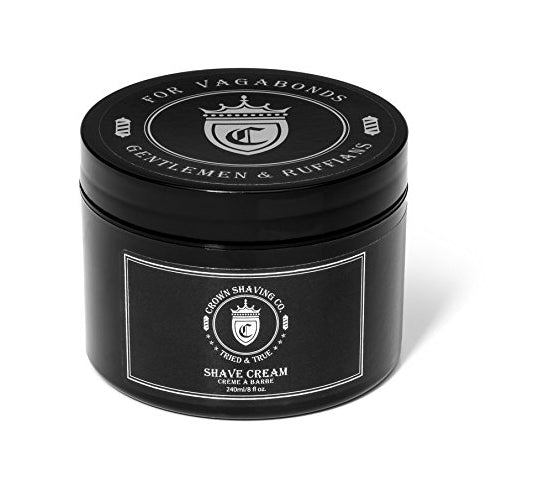 Premium Crown Shaving Co. Shave Cream for Men - Natural & Moisturizing Beard Shaving Cream - Perfect for Sensitive Skin & Close Shaves - Ideal for Daily Grooming & Travel Kits