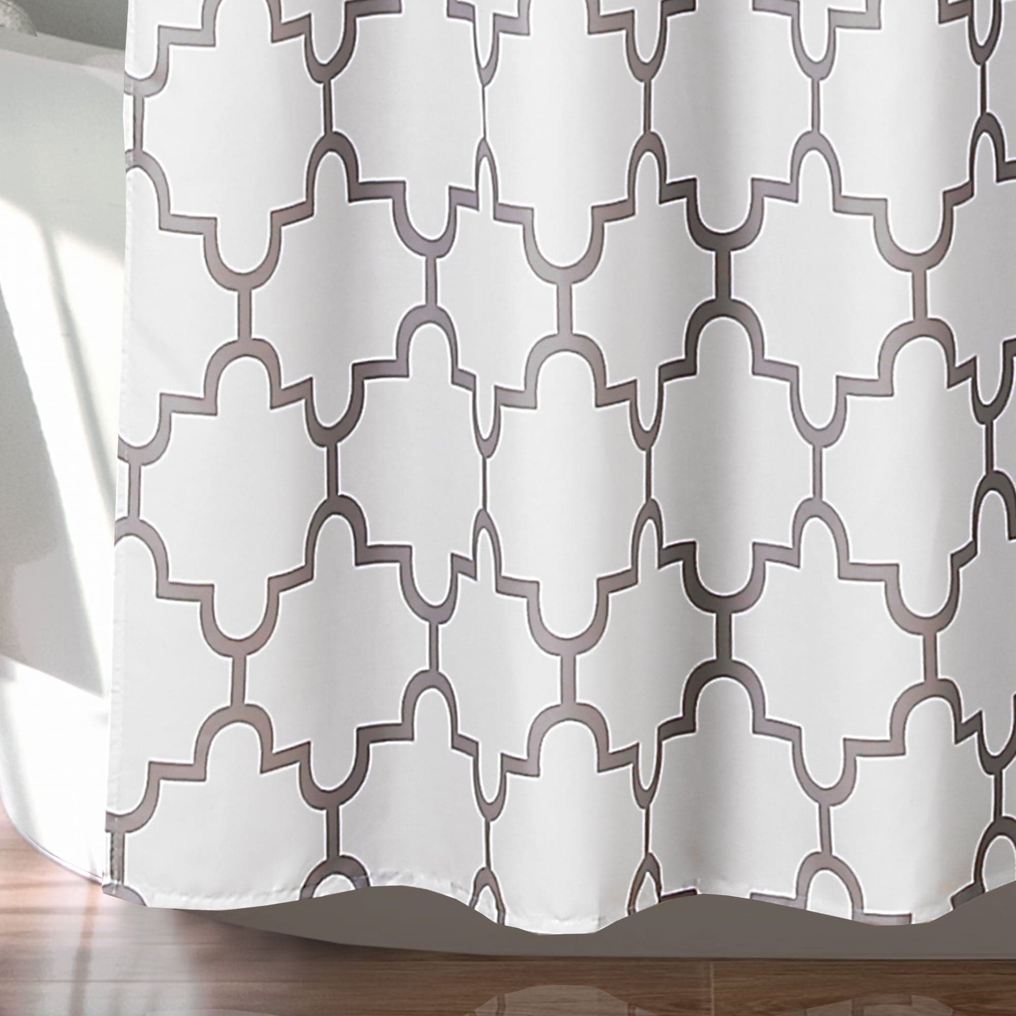 Bellagio Luxury Shower Curtain - Waterproof Fabric Bathroom Decor for Modern Homes - Perfect for Spa-Like Showers & Elegant Bathroom Upgrades