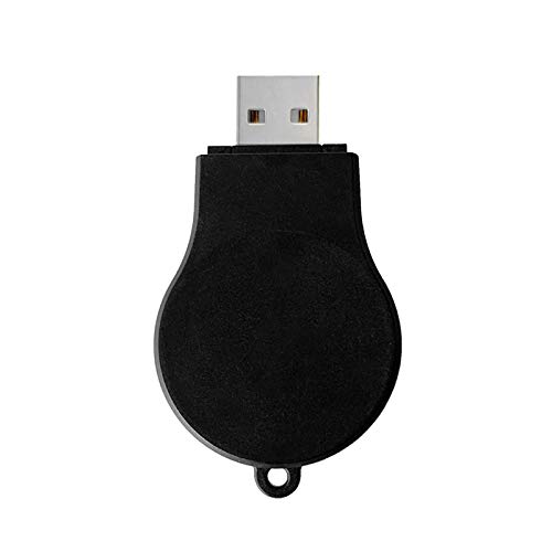 Portable Wireless Charger for Samsung Galaxy Watch 5 Pro/4/3/Active2 - USB Car Charger Keychain (2-Pack) | Fast Charging for Travel, Work & Gym Use