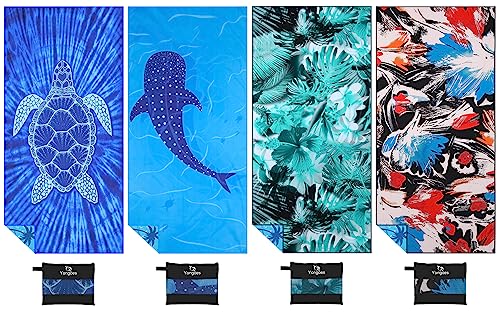 4 Pack Blue and Leaves