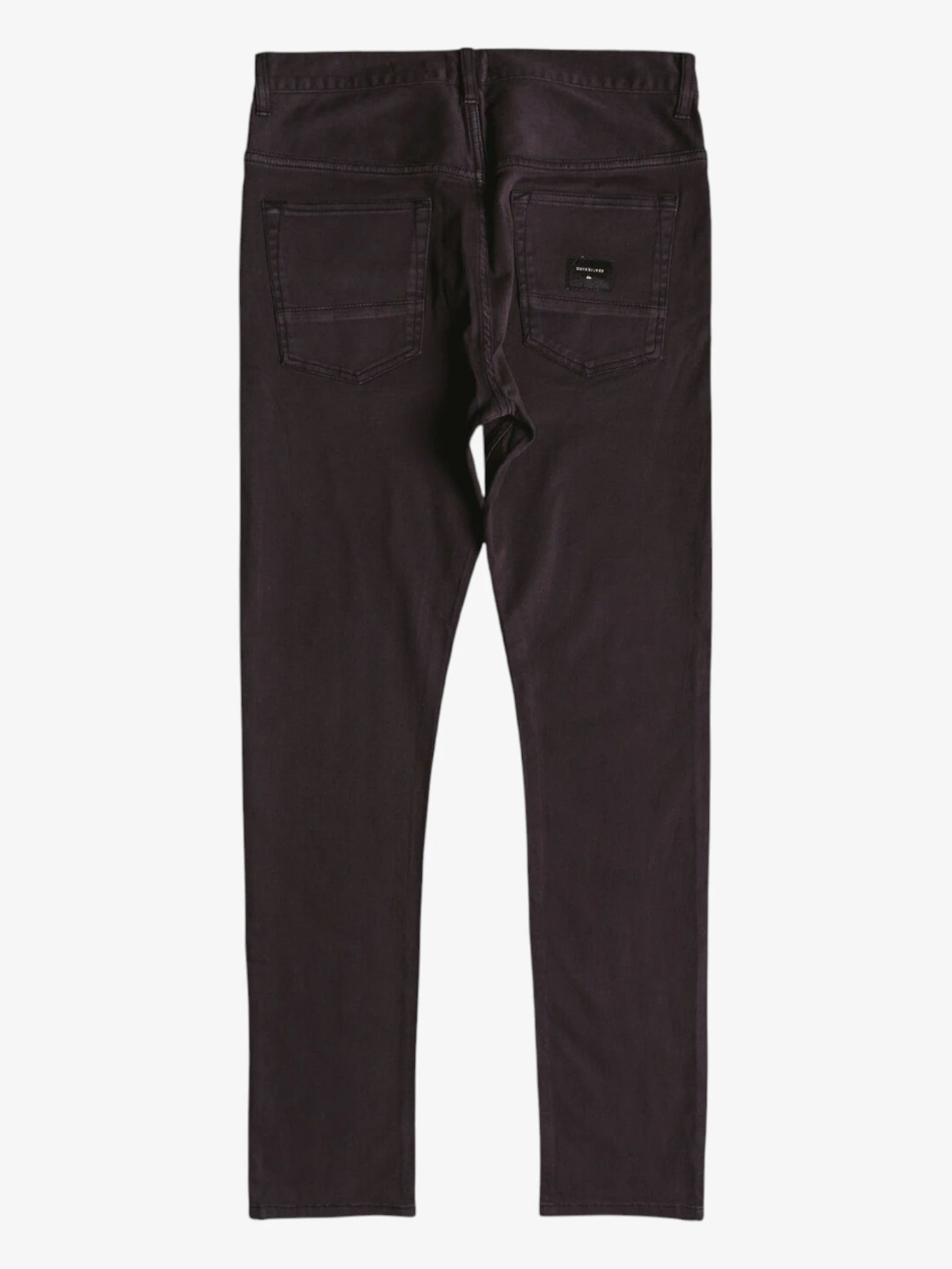 Quiksilver Super Skinny Black Jeans for Men - Slim Fit Stretch Denim Pants for Casual Wear & Street Style