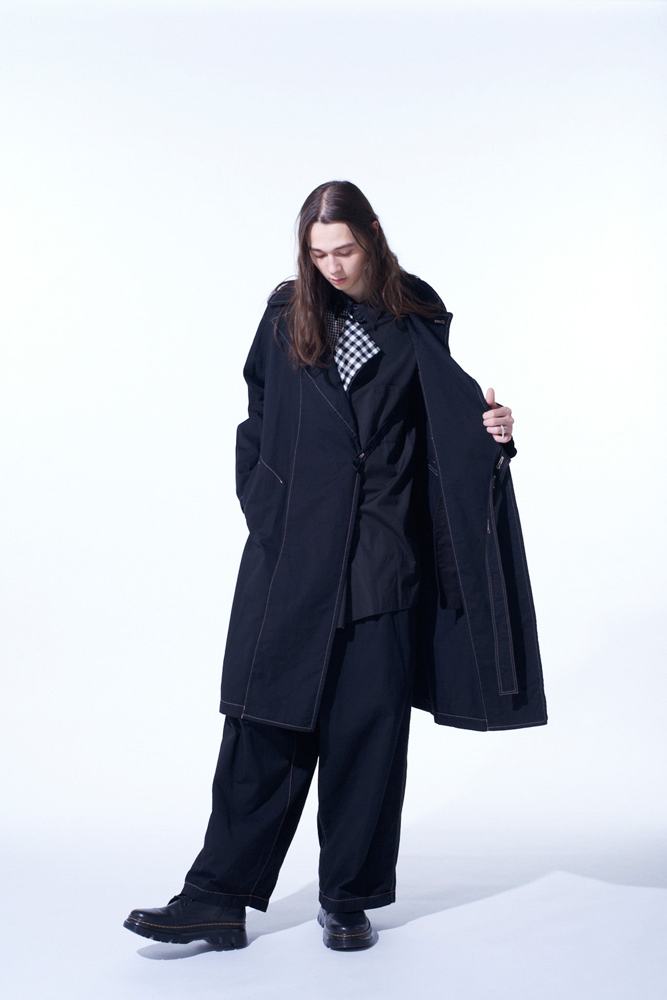 Men's Cotton Twill Garment Dyed Tie Locken Coat - Stylish Casual Outerwear for Fall & Winter | Perfect for Office, Travel & Everyday Wear