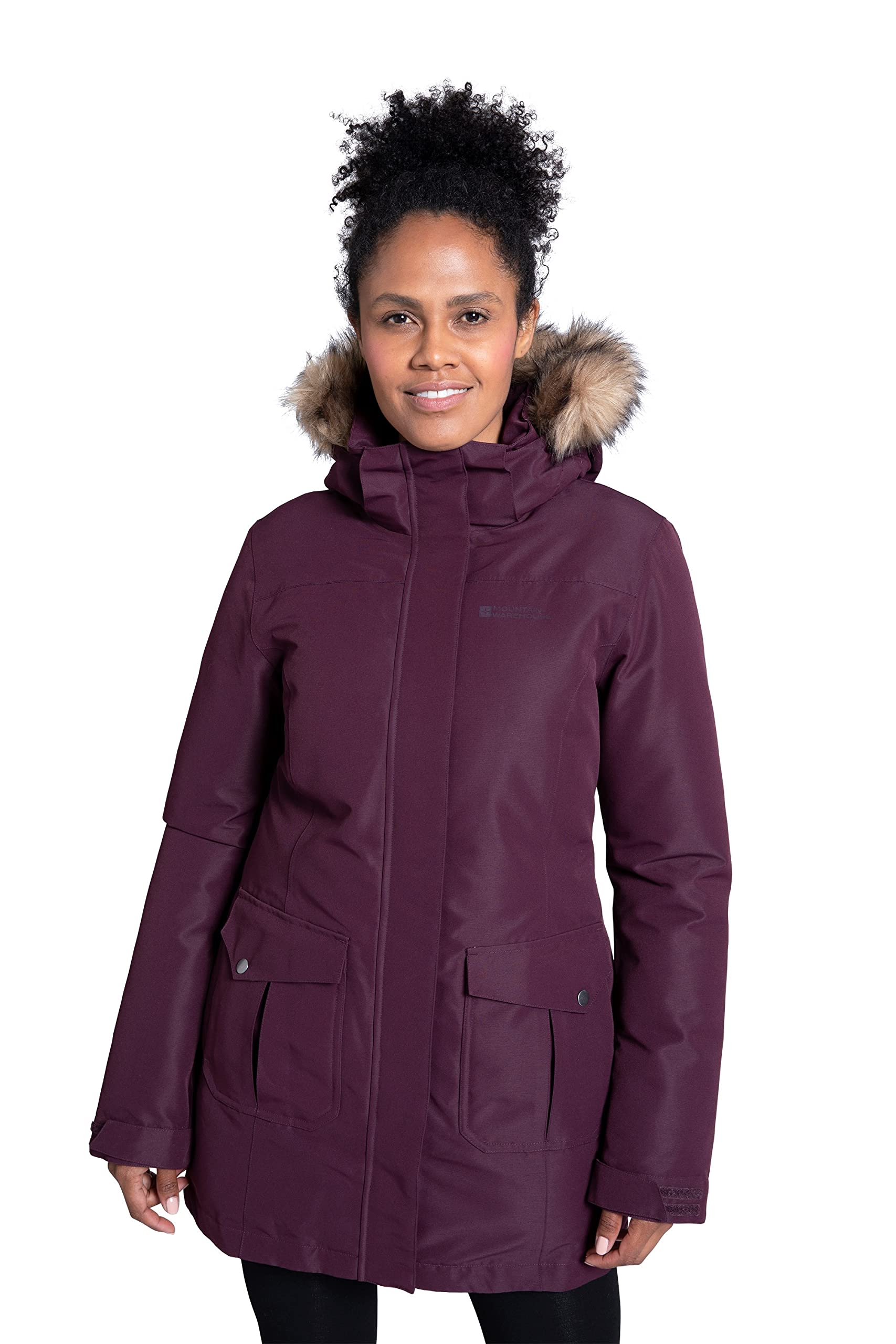 Mountain Warehouse Tarka Women's Long Padded Winter Jacket - Waterproof Warm Coat for Hiking, Skiing & Outdoor Activities
