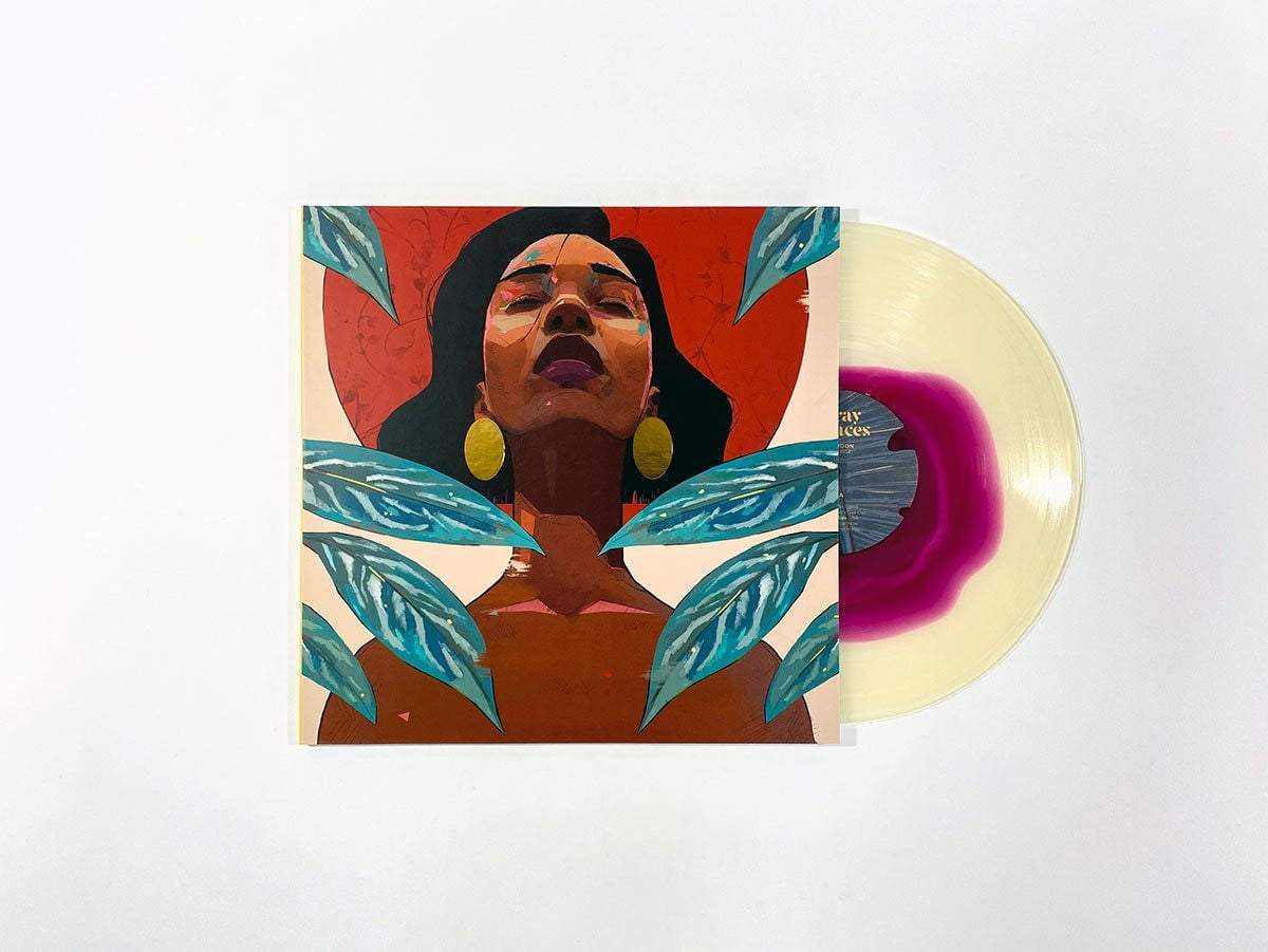 Standard // Red blob in milky clear vinyl