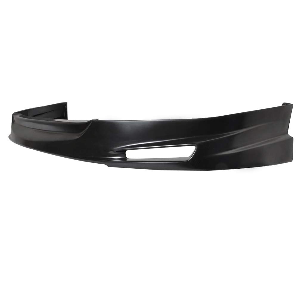 IKON MOTORSPORTS HFP Style PU Black Front Bumper Lip Spoiler Splitter for 2003-2005 Honda Accord 4 Door Sedan - Enhances Aerodynamics & Sporty Look for Street Racing & Car Shows