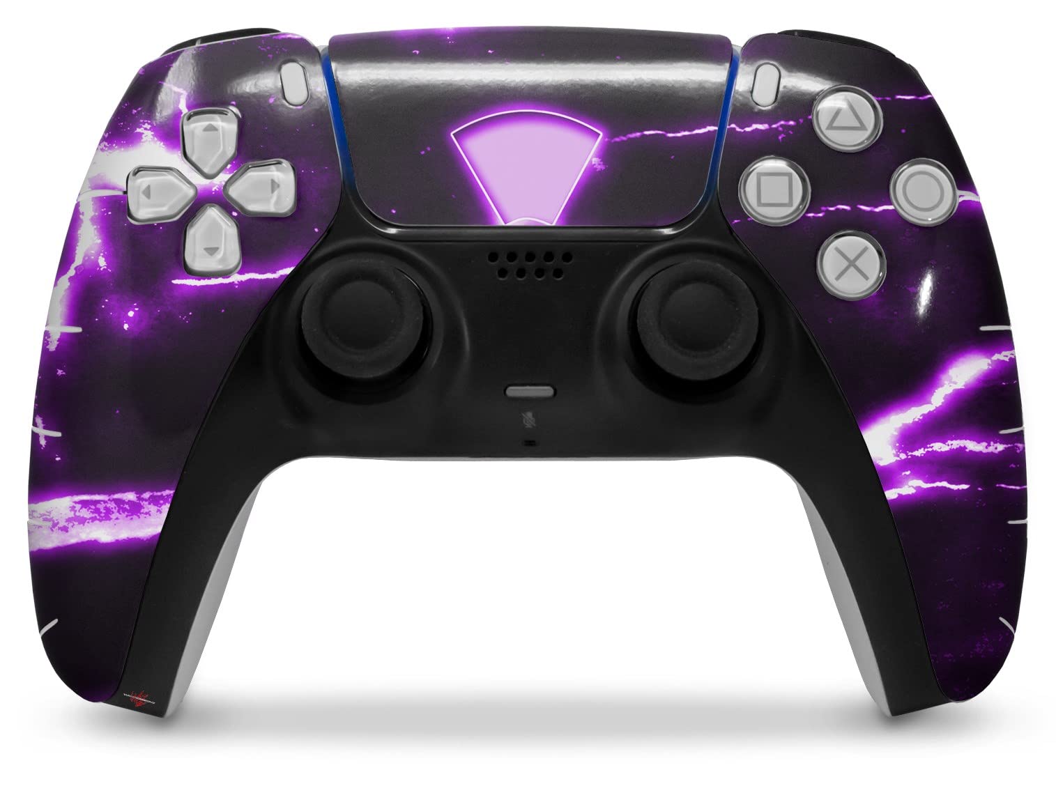 Sony PS5 DualSense Skin Wrap - Radioactive Purple for Gaming Protection