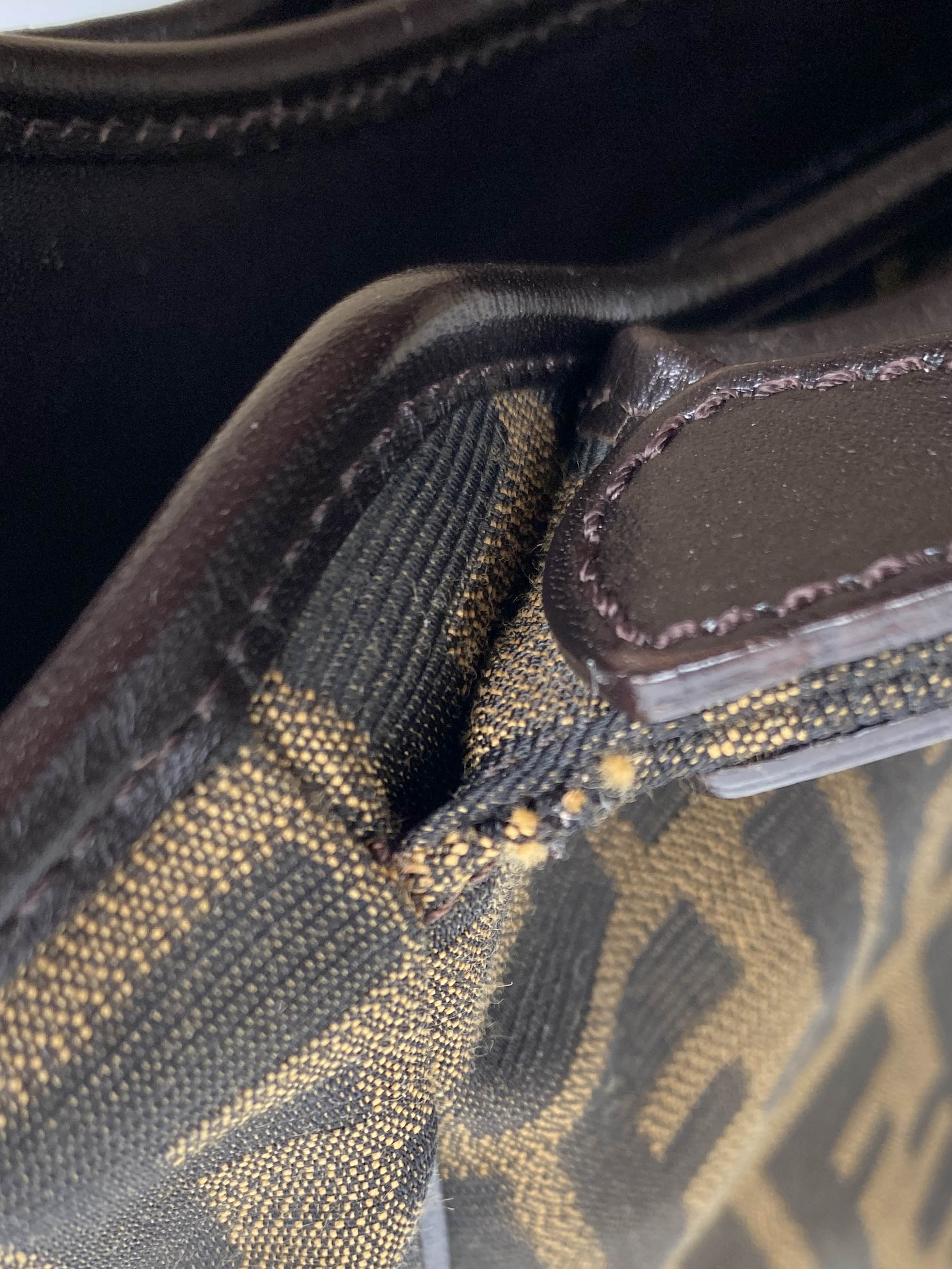 Fendi Small Monogram Tote Bag for Women | Luxury Designer Handbag with FF Logo | Perfect for Work, Travel & Everyday Use