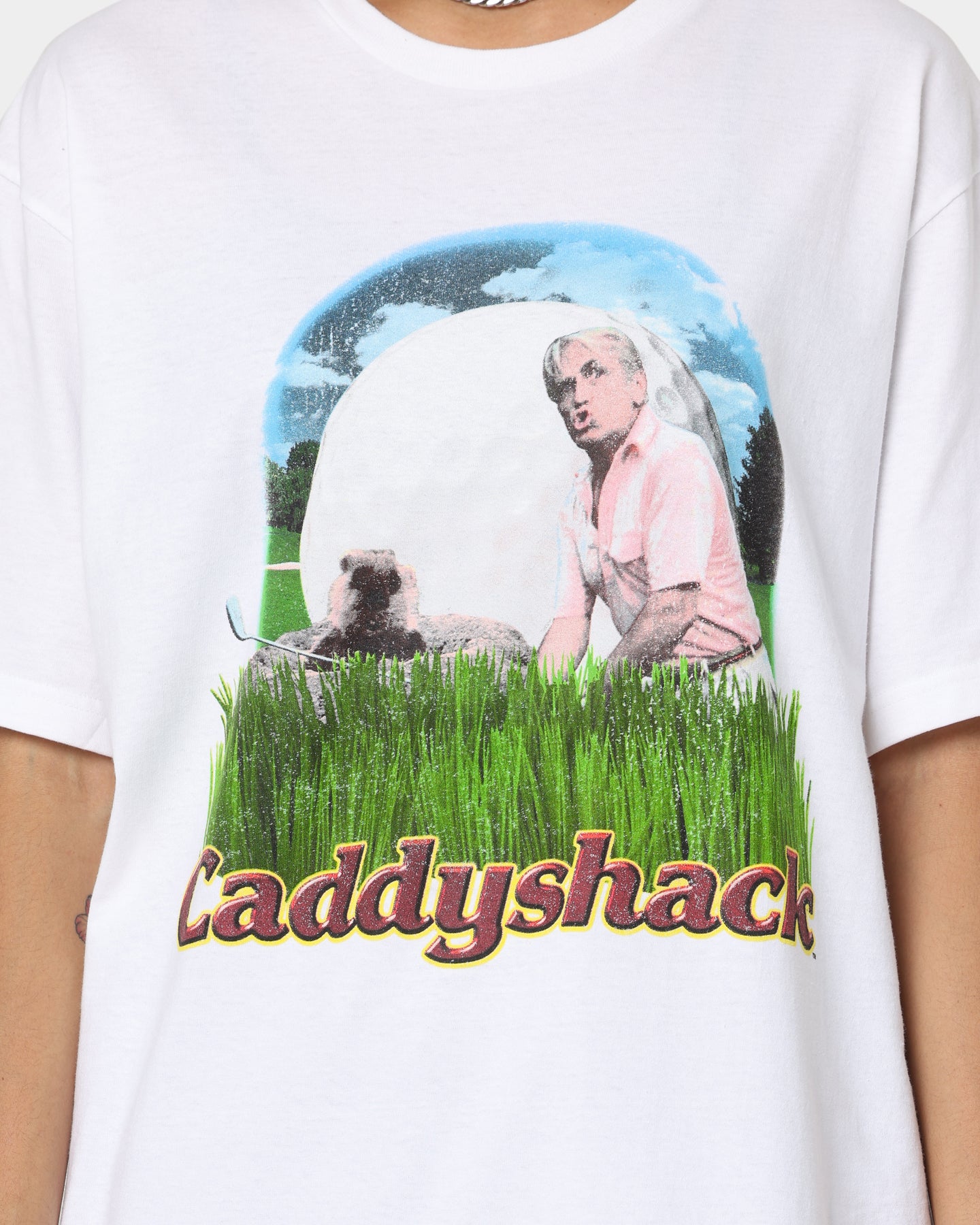 Vintage Caddyshack T-Shirt - Classic White Cotton Tee for Men & Women - Perfect for Golf Outings, Casual Wear & Movie Fans