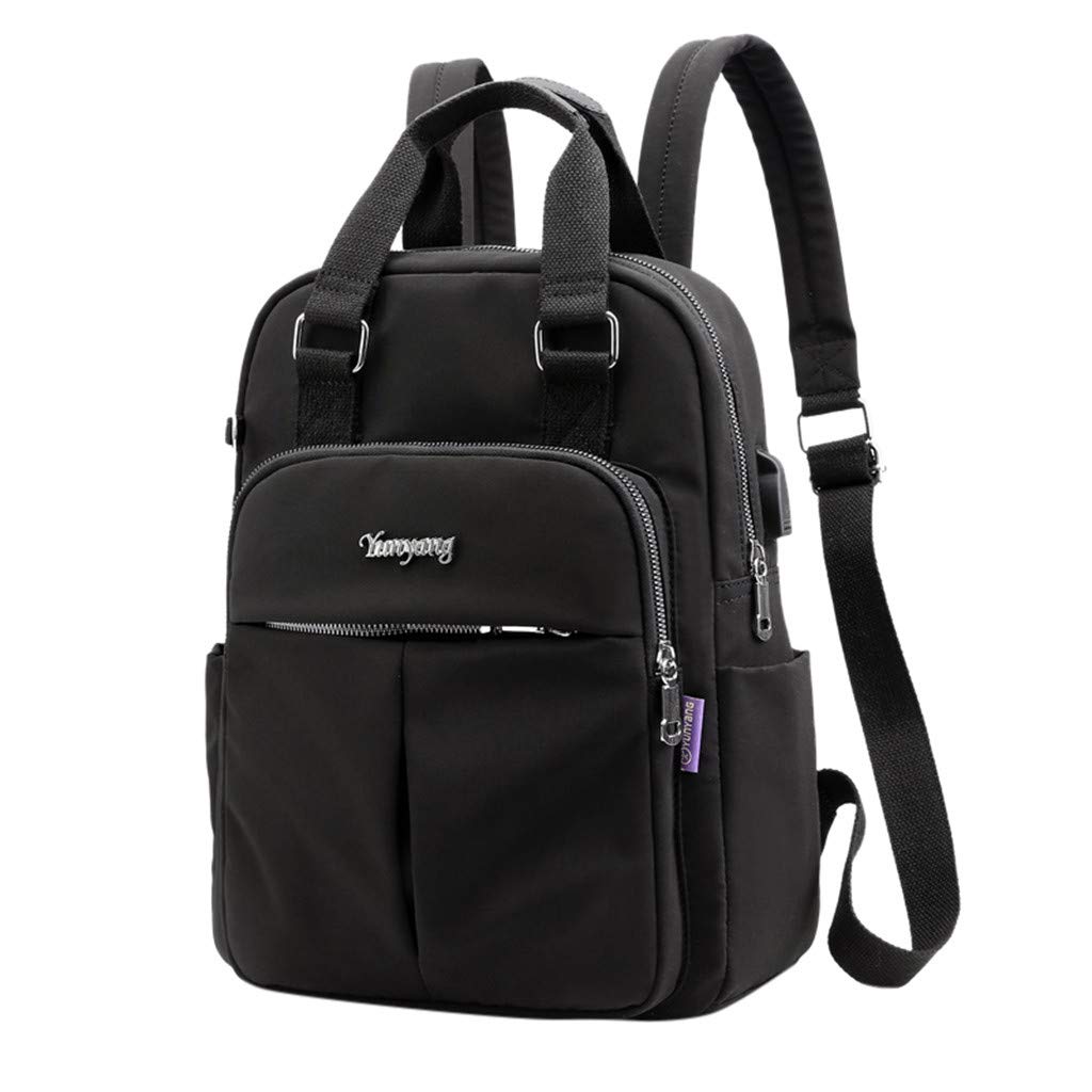 Stylish Women's Backpack for School, Travel & Work - Durable Laptop Backpack with USB Charging Port, Water Resistant College Backpack for Commuting, Hiking & Daily Use