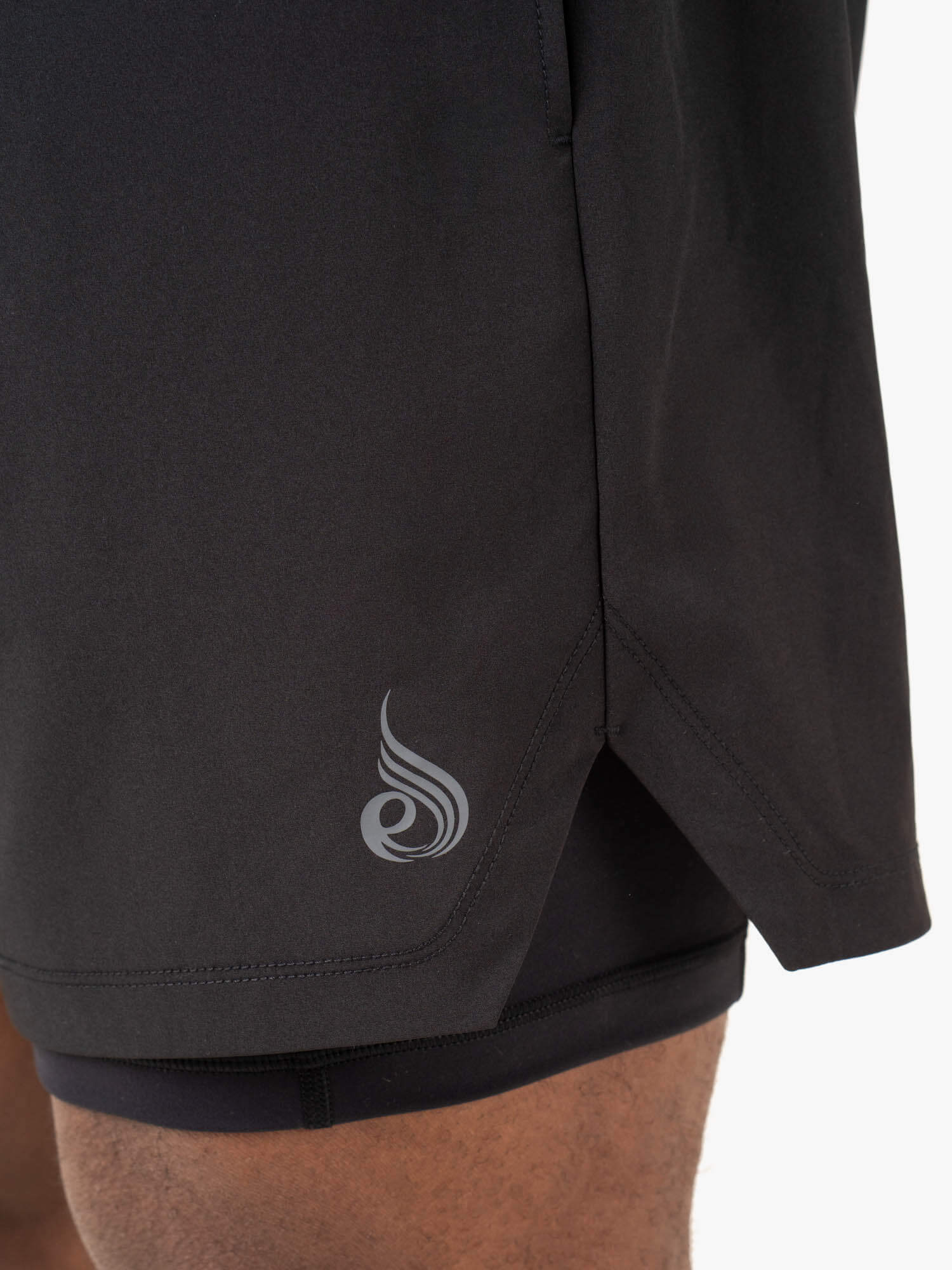 Pursuit 2-in-1 Workout Running Shorts with Liner - Black | Men's Athletic Training Shorts for Gym, Jogging & Outdoor Sports