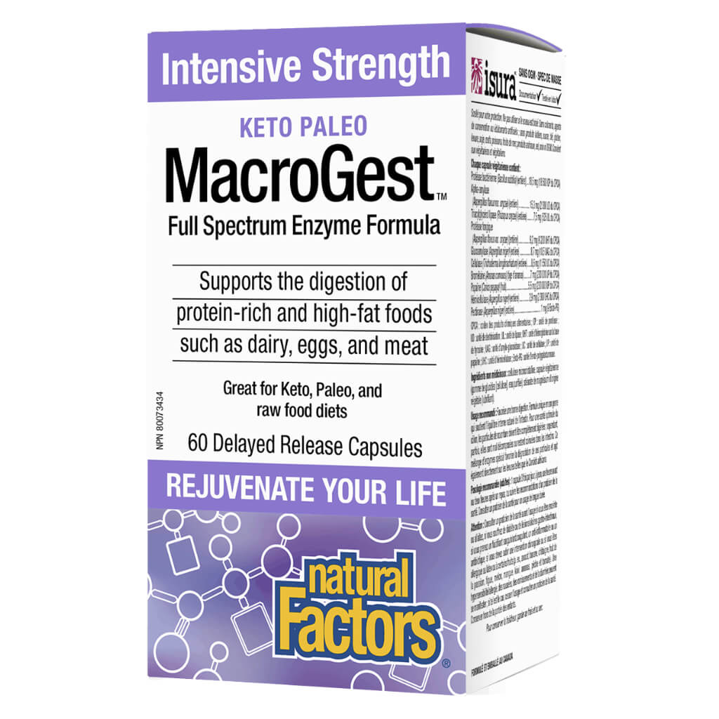 Keto Paleo MacroGest Intensive Strength Supplement - Supports Ketosis & Weight Loss - Perfect for Low-Carb Diet & Fitness Enthusiasts