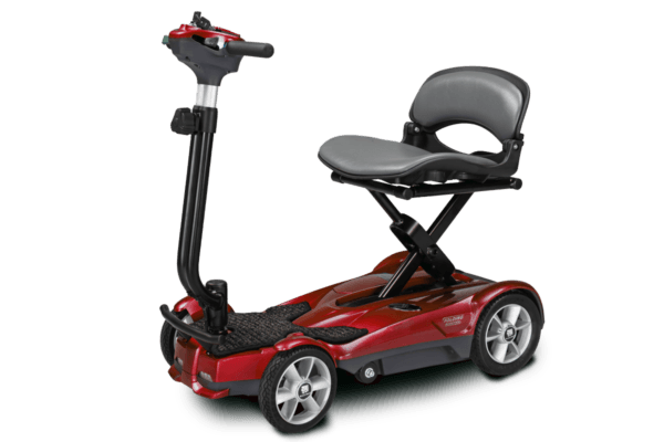 New EV Rider Transport 4AF Auto Folding Mobility Scooter - 4 MPH Max Speed & 250 LBS Capacity | Lightweight Electric Scooter for Seniors & Adults | Perfect for Indoor/Outdoor Use, Shopping & Travel
