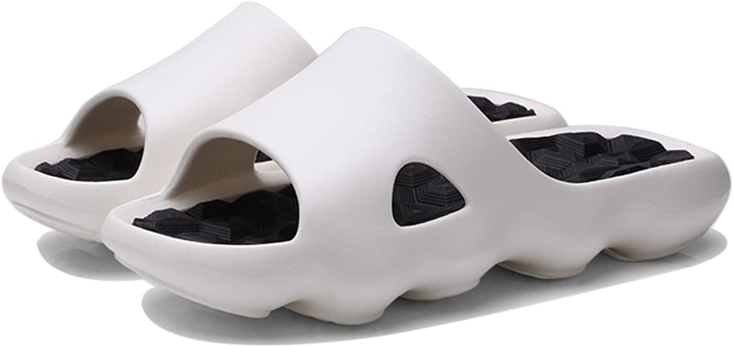 **Unisex Massage Slippers for Plantar Fasciitis Relief - Reflexology House Sandals with Arch Support for Men & Women - Foot Pain Relief Slippers (White, EU 35/36) - Perfect for Home, Office & Relaxation**