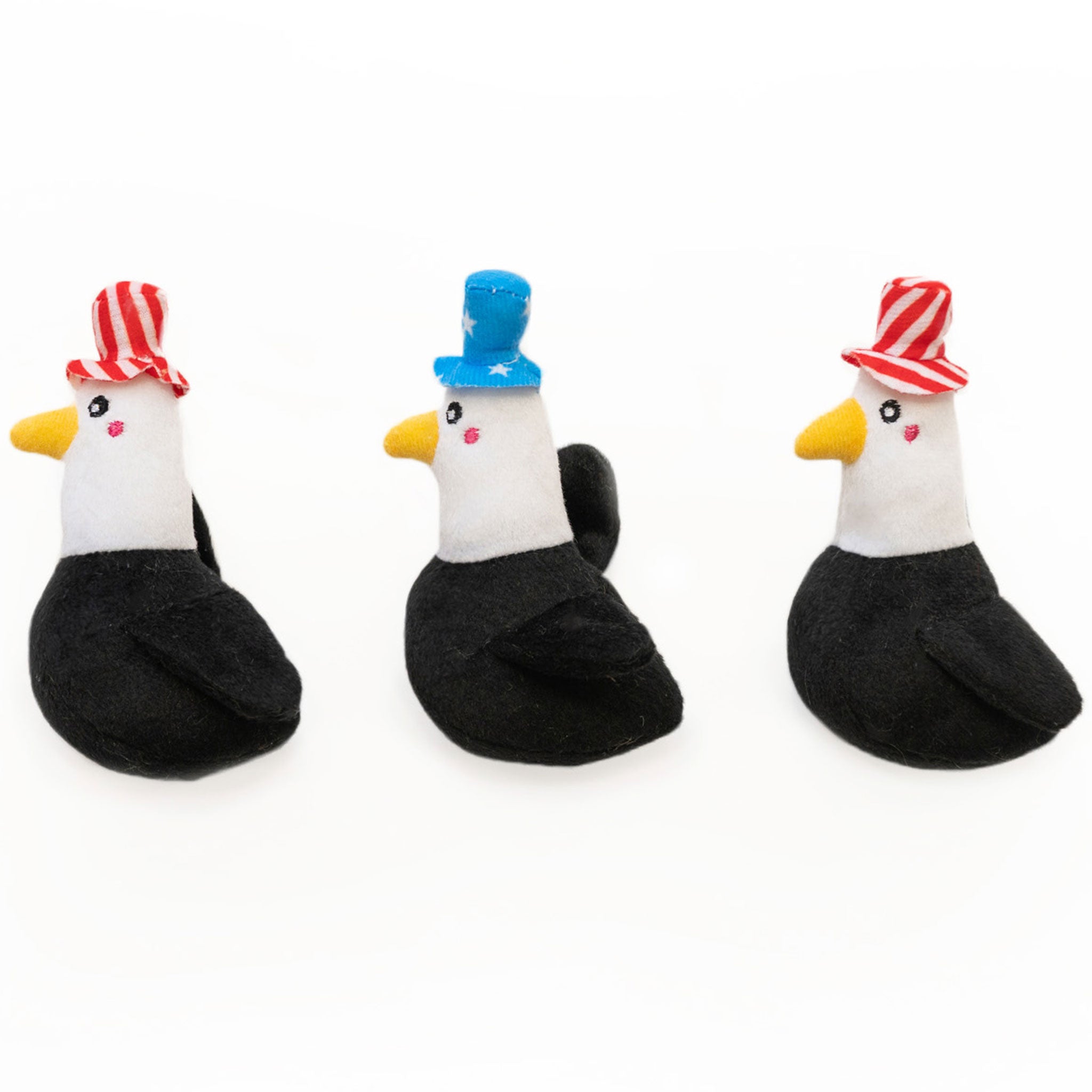 Zippy Paws Mini Eagles Plush Dog Toys - Cute & Durable Interactive Puppy Chew Toys for Small & Medium Dogs - Perfect for Indoor Play, Training & Bonding Time