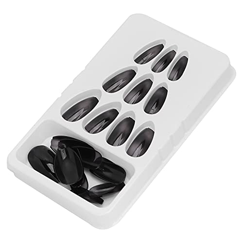 24pcs Press On Fake Nails - Full Cover Artificial Nails with 12 Sizes | Detachable & Reusable | Perfect for Nail Beginners & Daily Wear | Great for Parties, Weddings, Work & Special Occasions