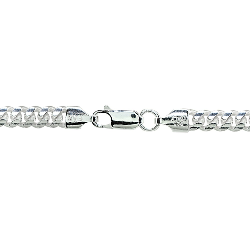 5mm Sterling Silver Miami Cuban Curb Link Chain Necklace for Men & Women | Unisex Jewelry Gift for Birthday, Anniversary & Everyday Wear