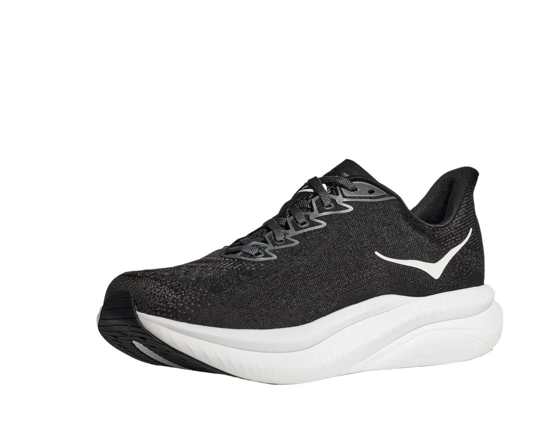 Best Women's Mach 6 Neutral Running Shoes - Black & White | Lightweight Cushioned Sneakers for Jogging, Gym Workouts & Everyday Comfort