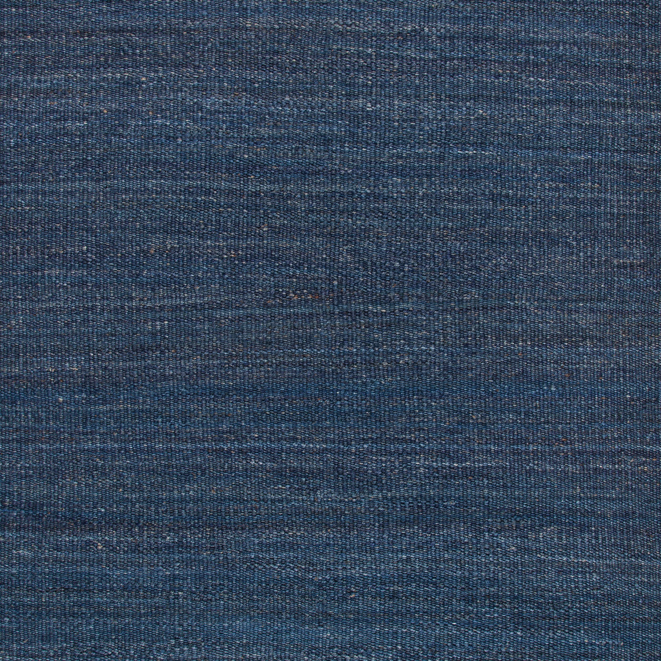 SAFAVIEH Natural Fiber Collection Handmade Boho Fringe Woven Jute Area Rug - 6' x 9' Navy Blue, Eco-Friendly & Durable for High Traffic Areas - Perfect for Living Room, Bedroom, Dining Room & Boho Home Decor (NF368N)