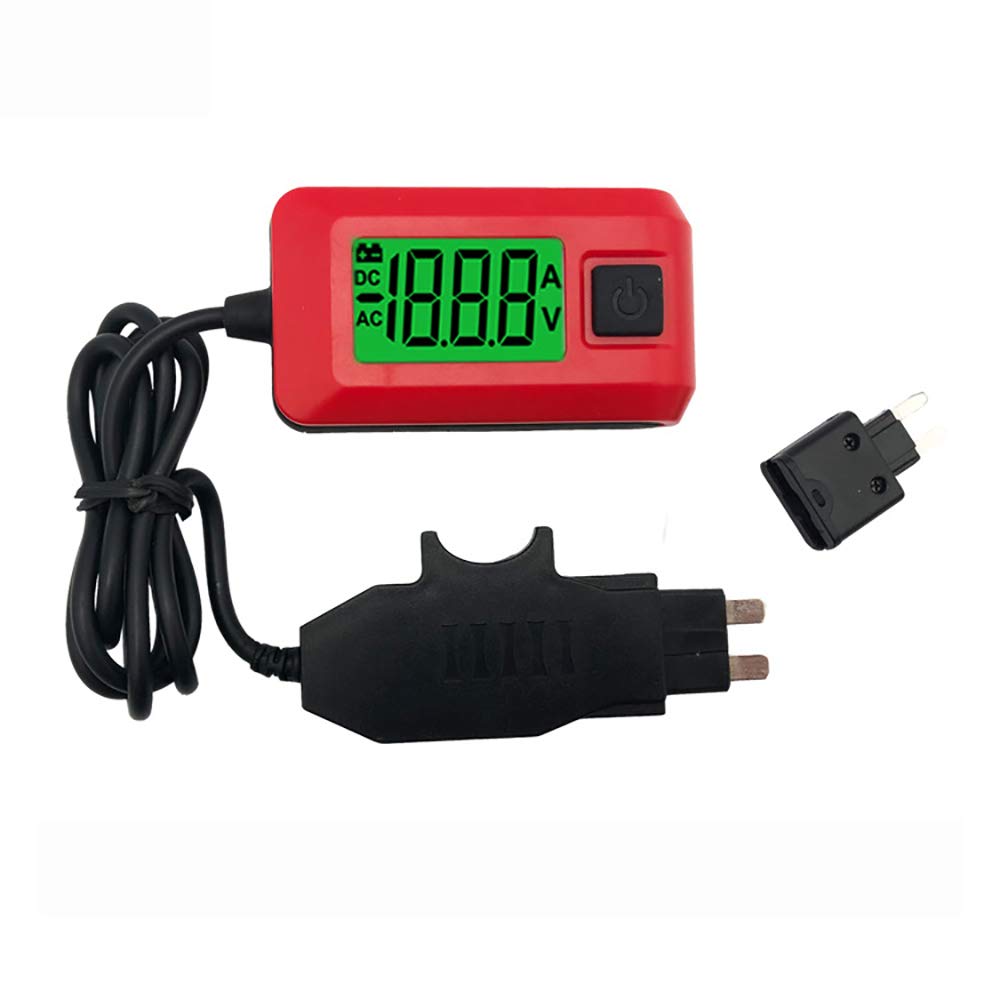 10pcs AE150 Auto Battery Fuse Tester - 12V 23A Galvanometer Multimeter with LED Lamp for Car Electrical Diagnostics & Repair | Perfect for Mechanics, DIY Auto Maintenance & Vehicle Troubleshooting