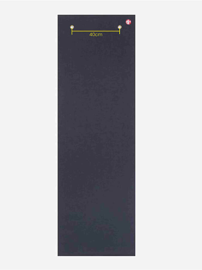 Manduka PROlite Standard 71 Yoga Mat 4.7mm Thick - Premium Non-Slip Yoga Mat for Home & Studio Practice - Midnight Color with Eyelets - Ideal for Hot Yoga, Pilates & Meditation