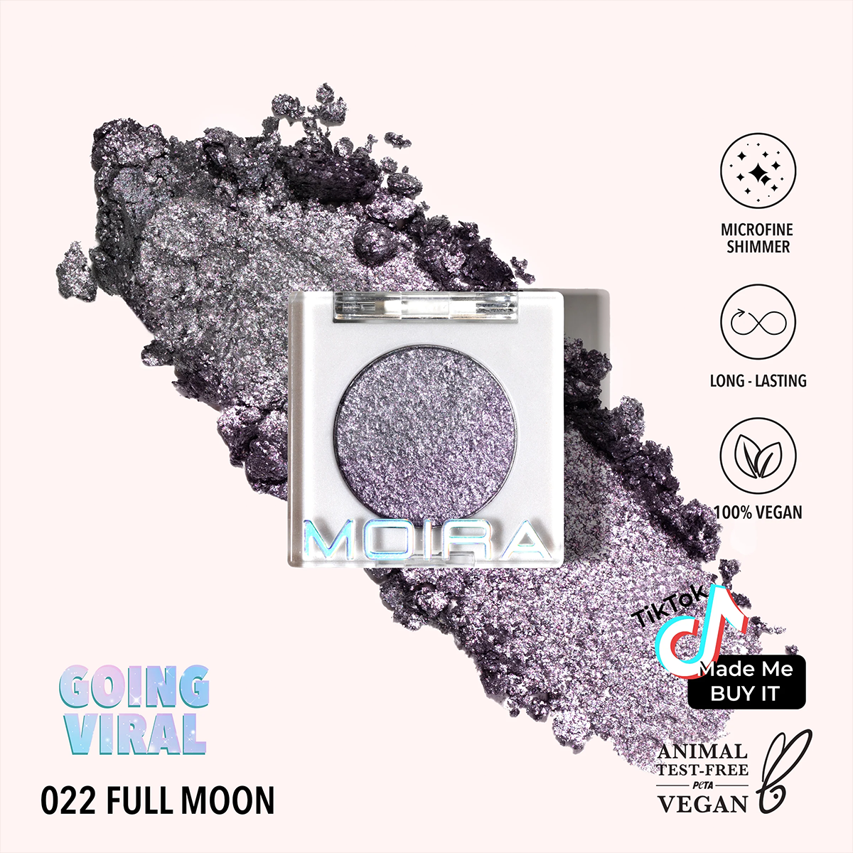 22 Colors Full Moon Chroma Light & Shadow Eyeshadow Palette - Perfect for Party, Halloween, Cosplay & Night Out Makeup Looks