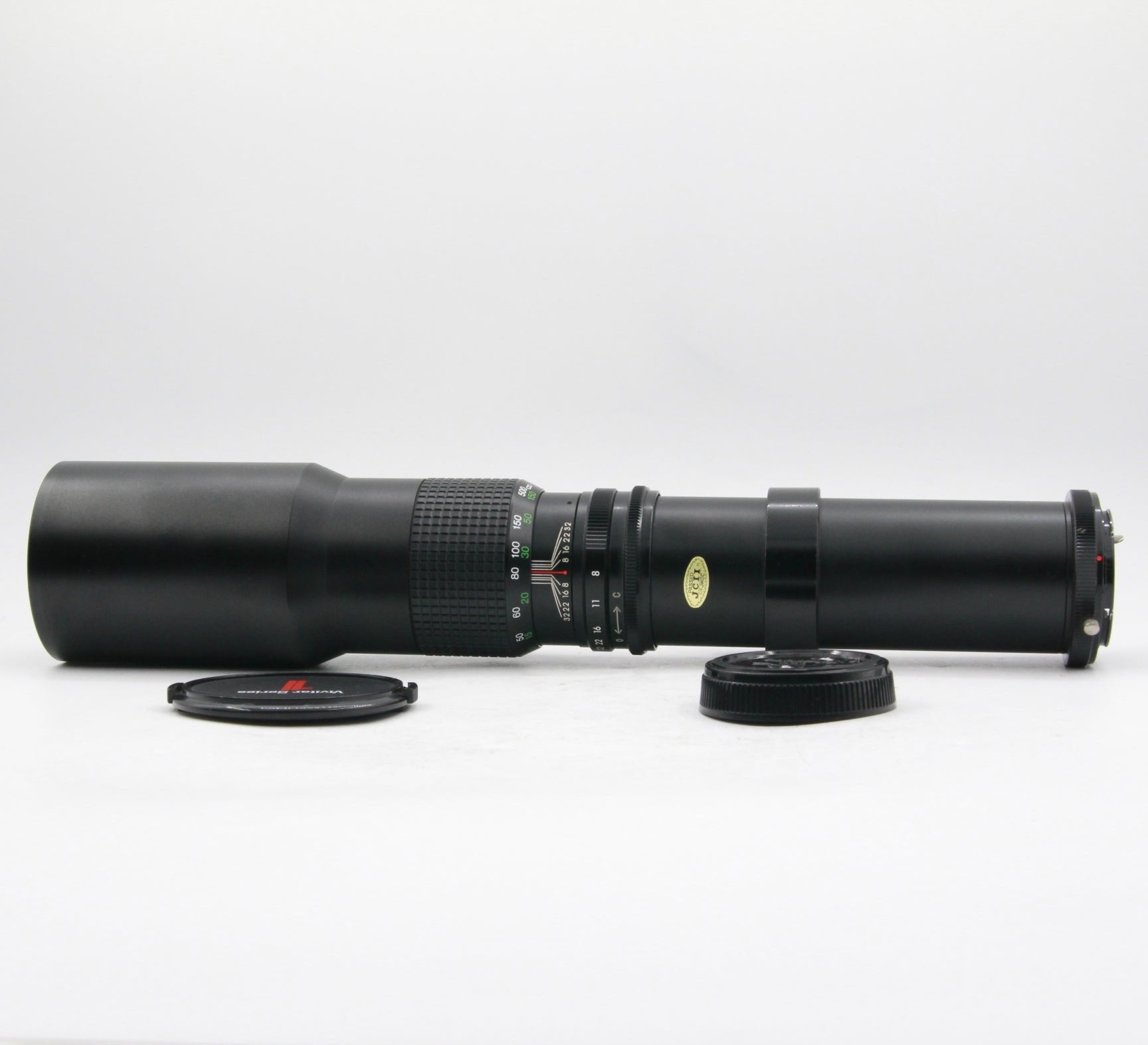 Vintage Rokunar Tou Five Star 1:8 500mm F8 Telephoto Lens with Caps & Case - Perfect for Wildlife Photography, Sports Events & Long-Distance Shooting