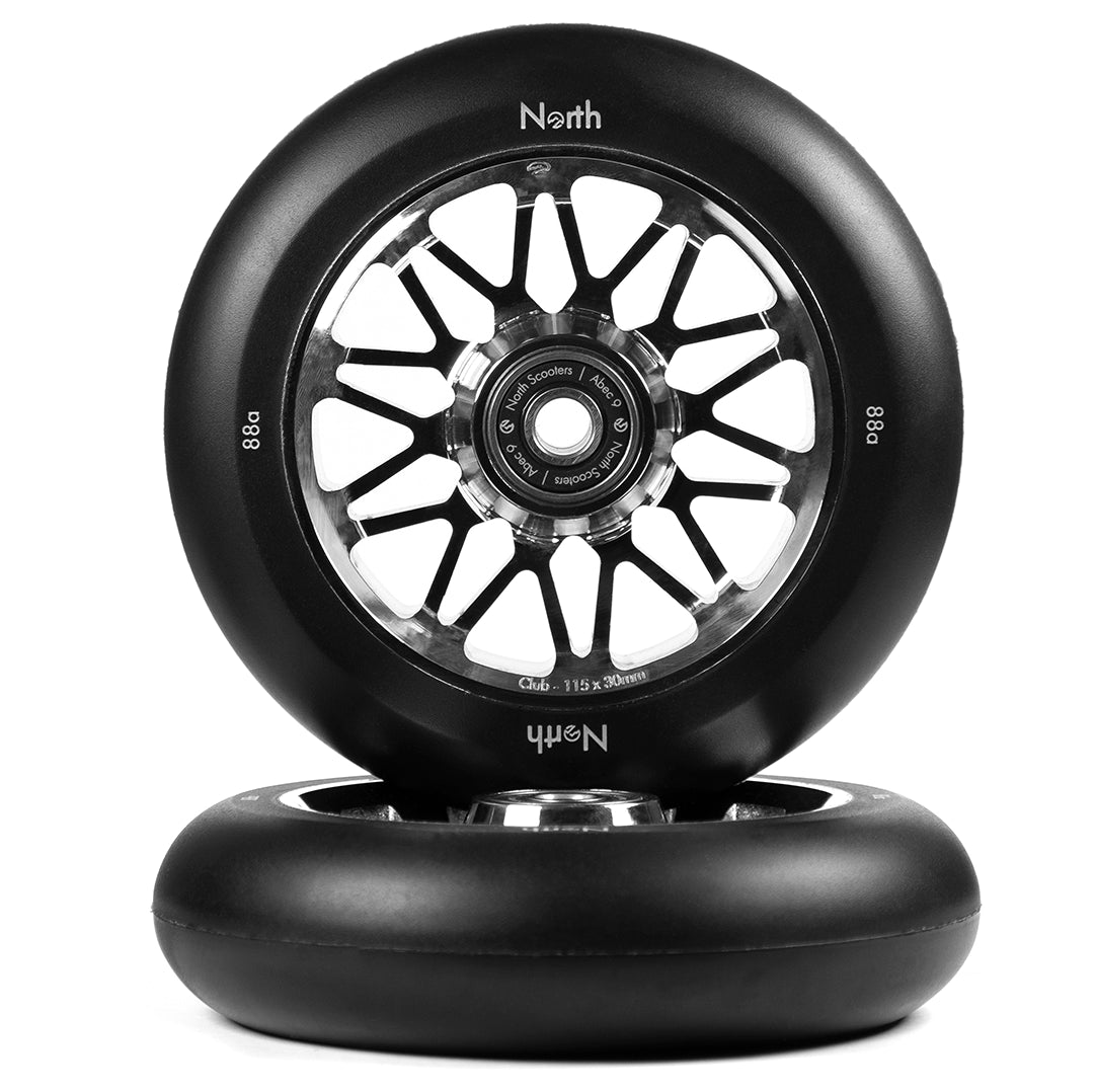 Premium North Club Wheels 30mm Wide - High-Performance Skateboard Wheels for Smooth Rides on Streets & Parks