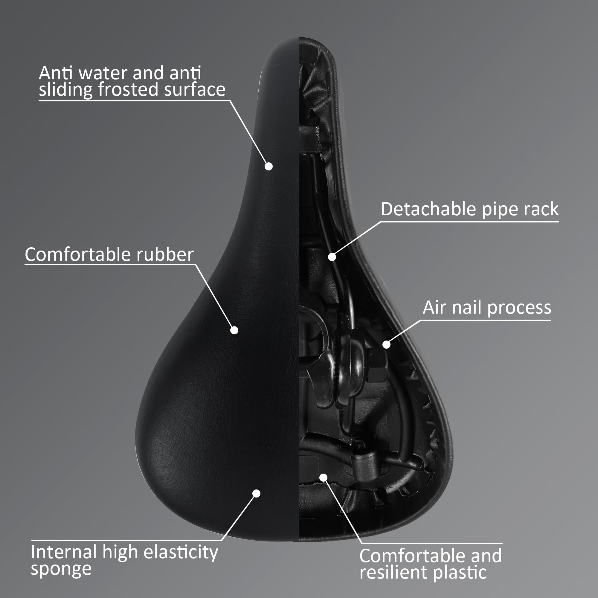 **Universal Kids Bike Seat - Fits 14, 16, 18, 20 & 24 Inch Bicycles - Comfortable Replacement Saddle for Boys & Girls - Enhance Toddler & Child Riding Experience - Perfect for Commuting, Park Rides & Family Outings**
