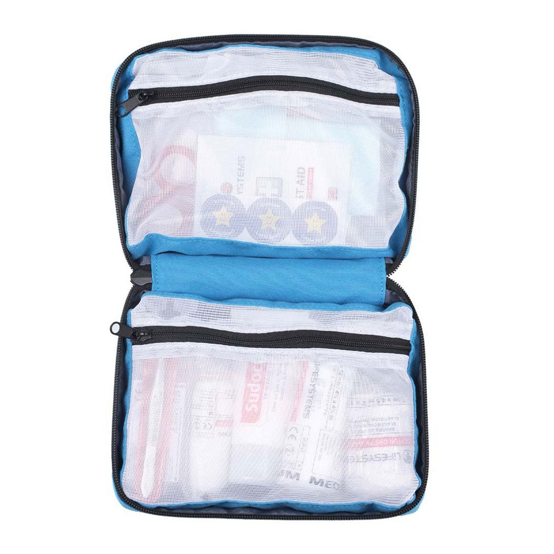 Littlelife Family First Aid Kit - 120-Piece Emergency Medical Supplies for Home, Car & Travel | Compact First Aid Box for Cuts, Burns & Injuries | Essential Safety Kit for Camping, Hiking & Outdoor Adventures