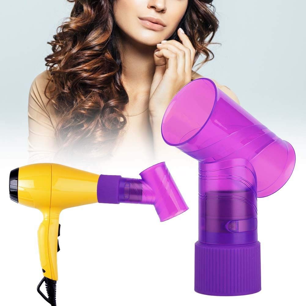 Hair Dryer Diffuser Attachment for Curly, Wavy & Permed Hair - Salon Quality Blow Dryer Accessory for Frizz-Free Styling at Home