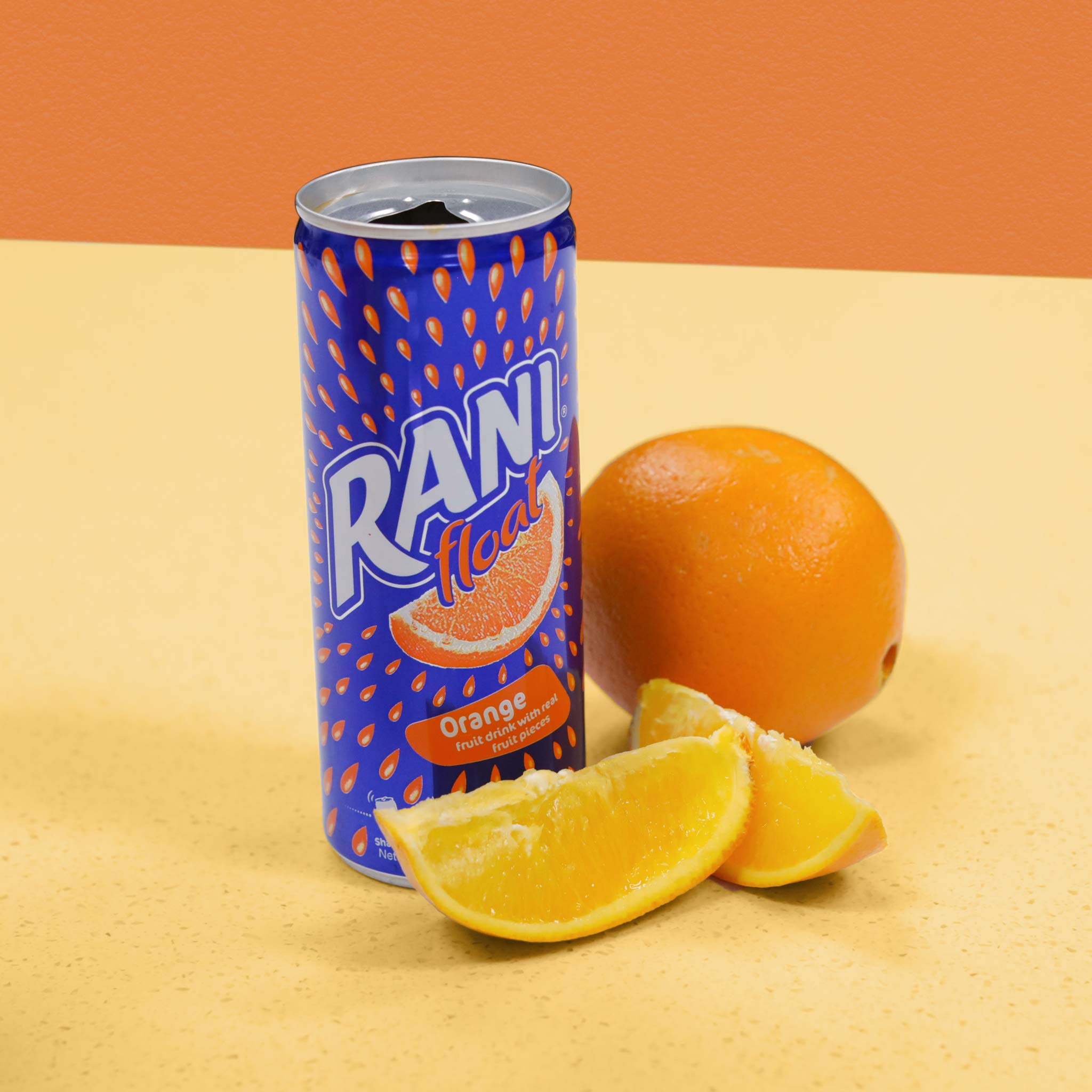 Rani Float Orange Juice with Real Fruit Pieces - Low Sugar 8 oz (Pack of 24) | Imported from Dubai | Perfect for Breakfast, Snacks & Healthy Hydration
