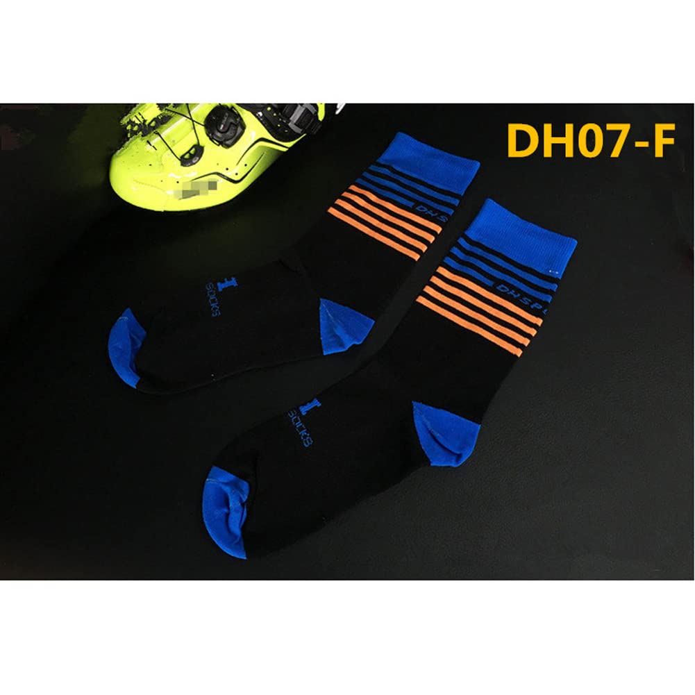 Cycling Socks for Men & Women - Breathable Bike Riding Socks for XC, MTB & BMX - Athletic Ankle Socks in Orange, Pink, Blue, Green & Grey - Perfect for Road Cycling & Mountain Biking