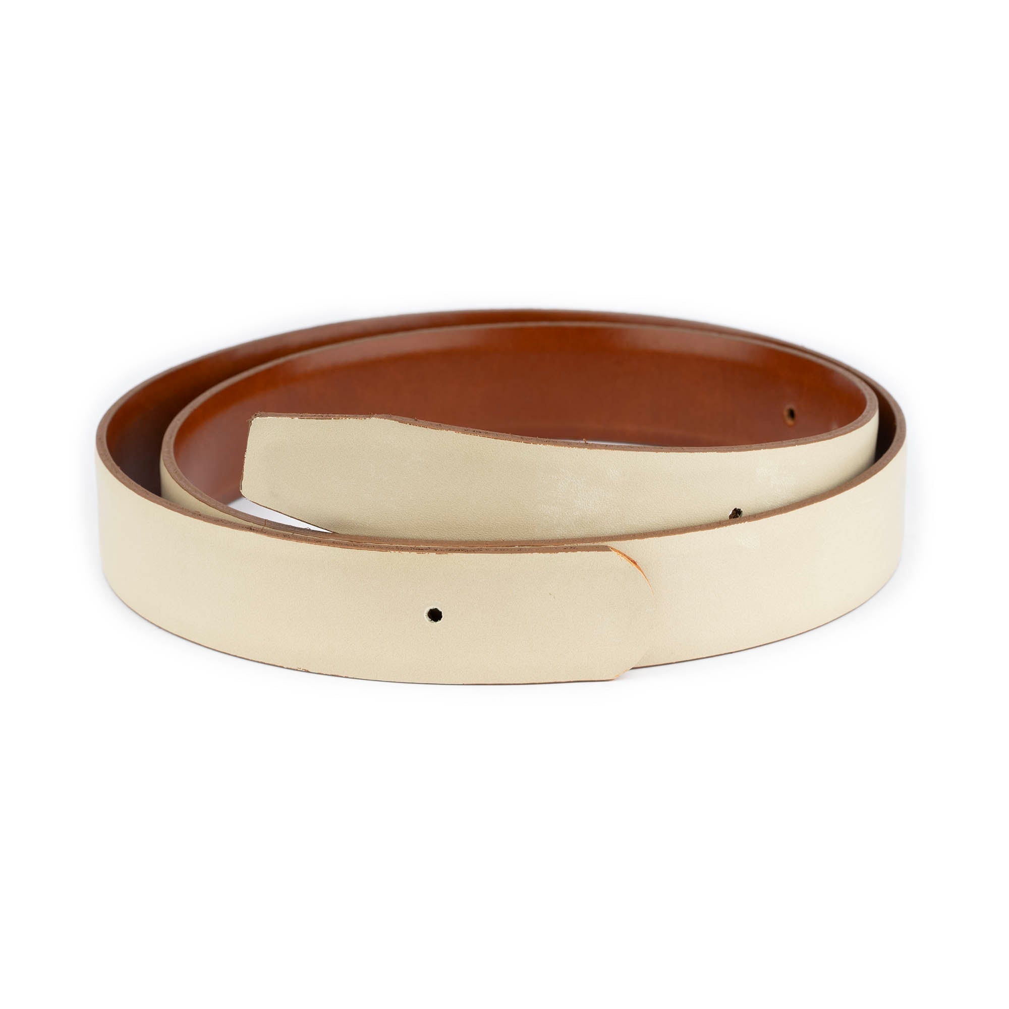Premium 3.5cm Light Tan Genuine Leather Belt Replacement for Montblanc Buckles - Men's Dress Belt for Business, Office & Formal Occasions