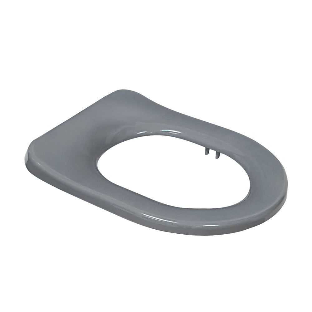 Fienza UF039G Stella Care Toilet Seat - Gloss Grey, Single Flap, Soft-Close, Easy Installation - Perfect for Bathroom Upgrade & Home Renovation