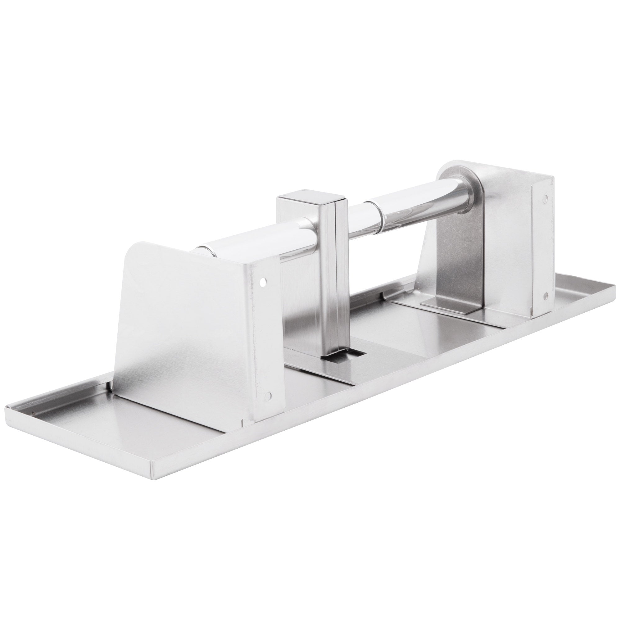 Bobrick B2840 Surface Mounted Toilet Paper Dispenser with Utility Shelf - Satin Finish for Commercial & Public Restrooms