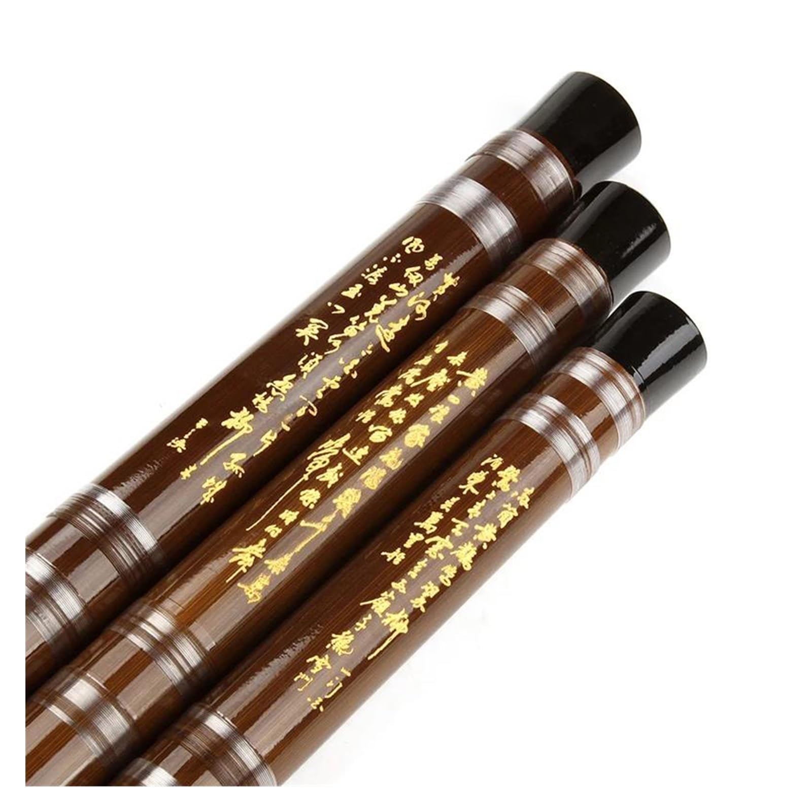 Professional 6-Hole Bamboo Flute - Traditional Chinese Dizi Transverse Wind Instrument in F Key - Perfect for Beginners, Meditation & Live Performances