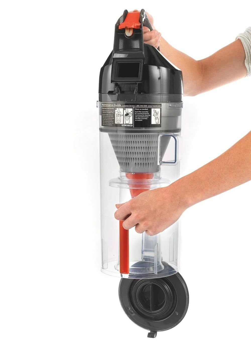 Commercial TaskVac Bagless Upright Vacuum Cleaner - Powerful Suction for Office, Warehouse & Home Cleaning - Heavy Duty Commercial Grade Vacuum for Carpets & Hard Floors