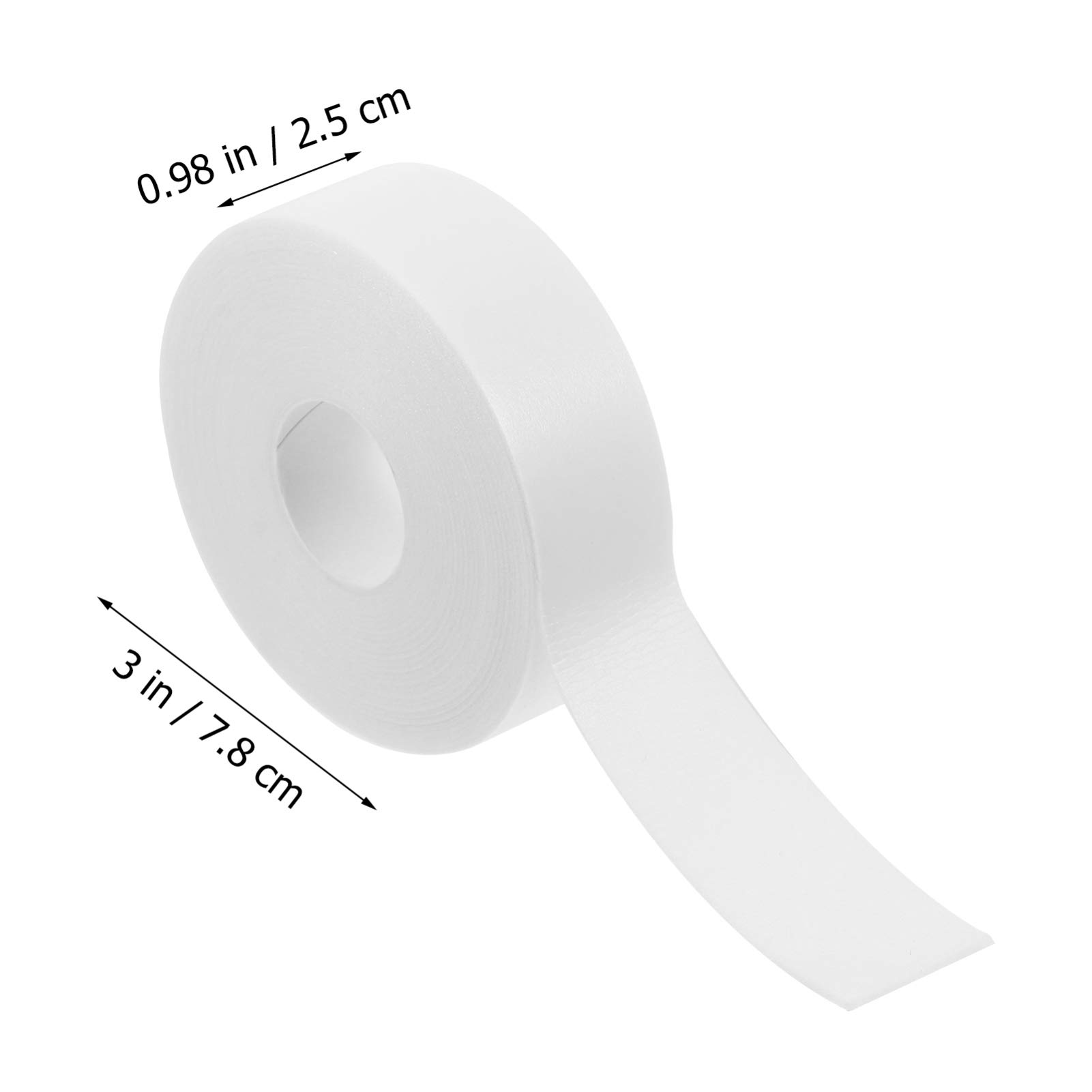 Lurrose Eyelash Extension Tape - 4 Rolls White Breathable Foam Lash Tape for Professional & DIY Lash Extensions - Medical Grade Adhesive Patches for Salon & Home Use - Perfect for Lash Artists & Beginners