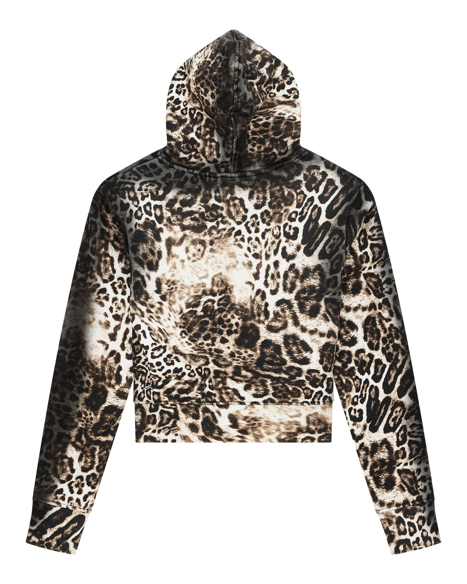 MOWALOLA Zip-Up Hoodie with Cheetah Print - Stylish and Comfortable for Streetwear & Casual Outfits