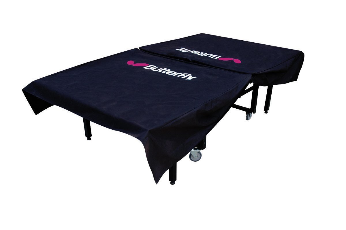 Weatherproof Butterfly Ping Pong Table Cover - Durable Nylon Protection for Indoor/Outdoor Regulation Size Tables - Perfect for Backyard, Garage & Club Use